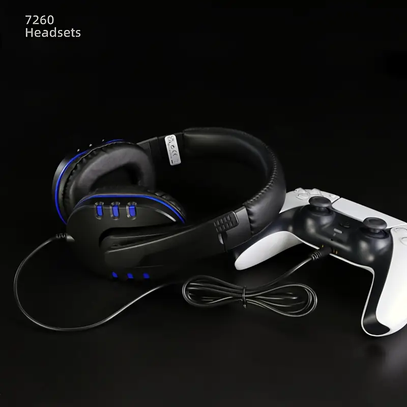 camaras y audio - Auriculares Gamer Negro y Rojo, Graves Potentes 4