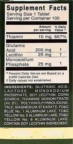 Salud y Equipamiento Médico - Sukrol Dietary Supplement 100 Tabs Fortalecido Con Tiamina 3