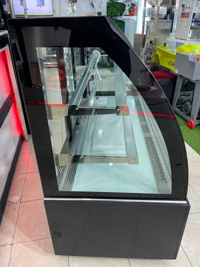 equipos profesionales - Vitrina exhibidora fria mostrador nevera refrigerador para postre alimento frios 2