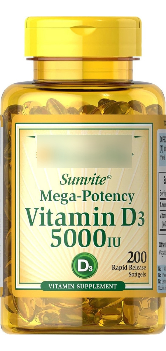 Salud y Equipamiento Médico - Suplemento Dietario Puritan's Pride Con Vitamina D3 5000 0