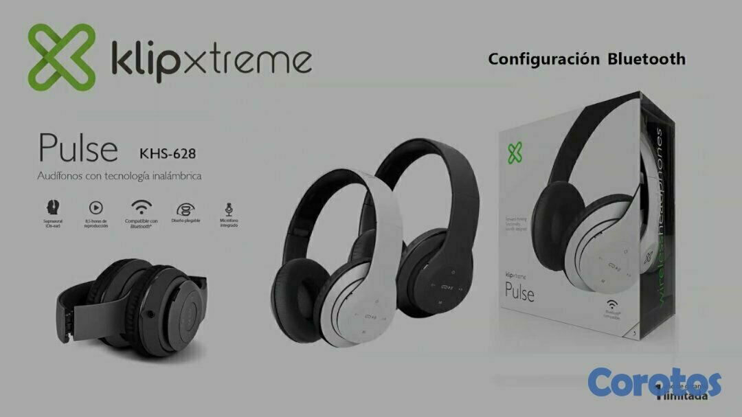 camaras y audio - AUDIFONO CON MICROFONO KLIPX -PROFESIONALES  PULSE, BLUETTOTH - STEREO,  2