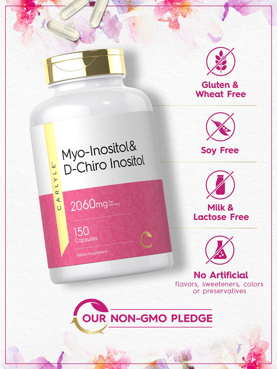 Salud y Equipamiento Médico - Myo-inositol Y D-chiro Inositol De Carlyle 3