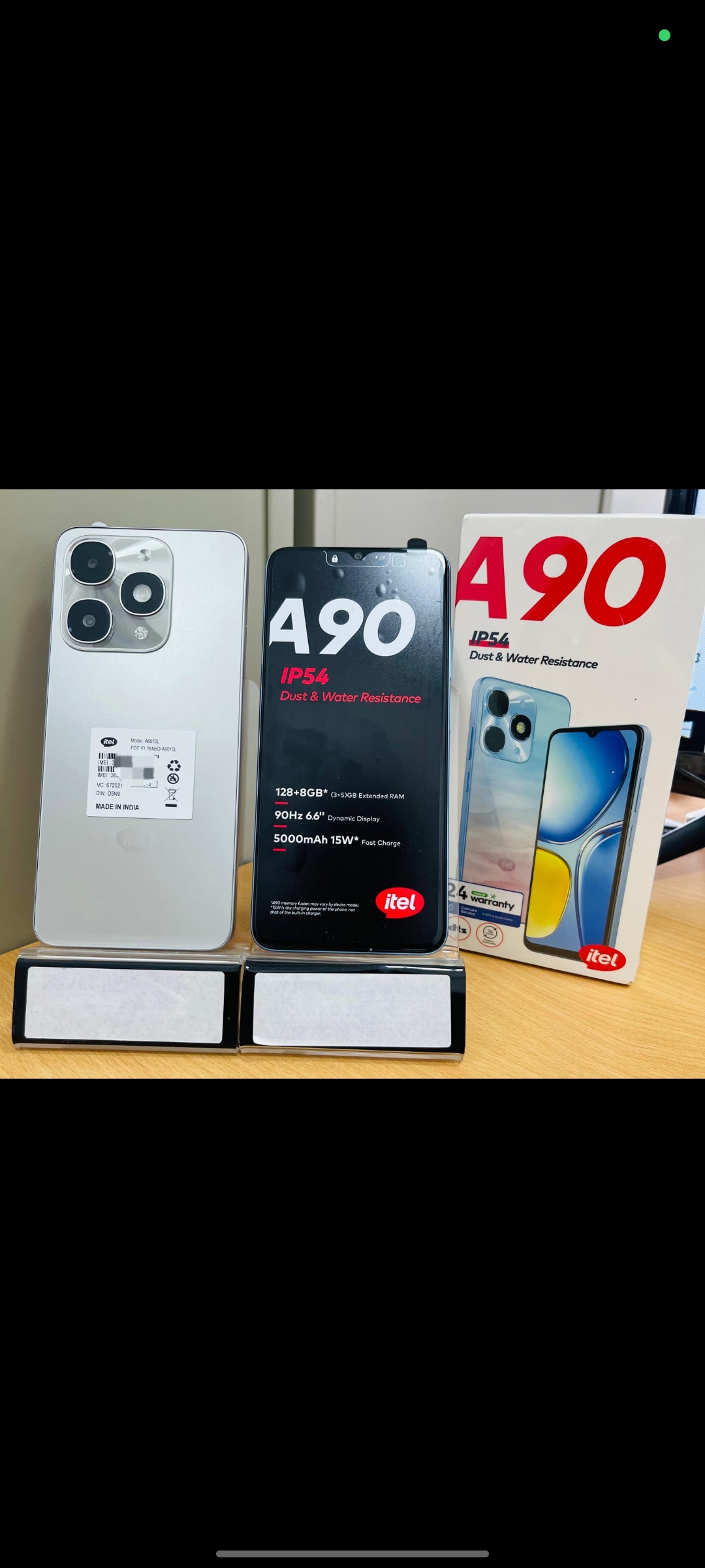 celulares y tabletas - Itel A90 de 256gb de almacenamiento y 12gb de ram (4+8)
 0