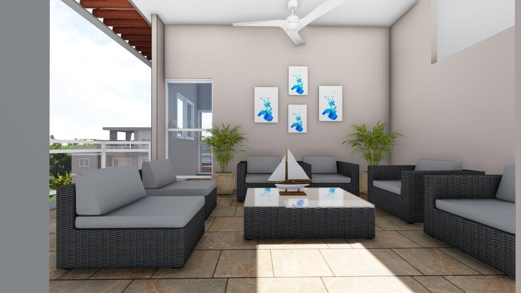 apartamentos - Apartamentos 4to piso, terminados, con vista al mar y con bono vivienda  6