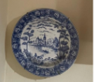 decoración y accesorios - Set de 3 Platos de Pared de Porcelana 2