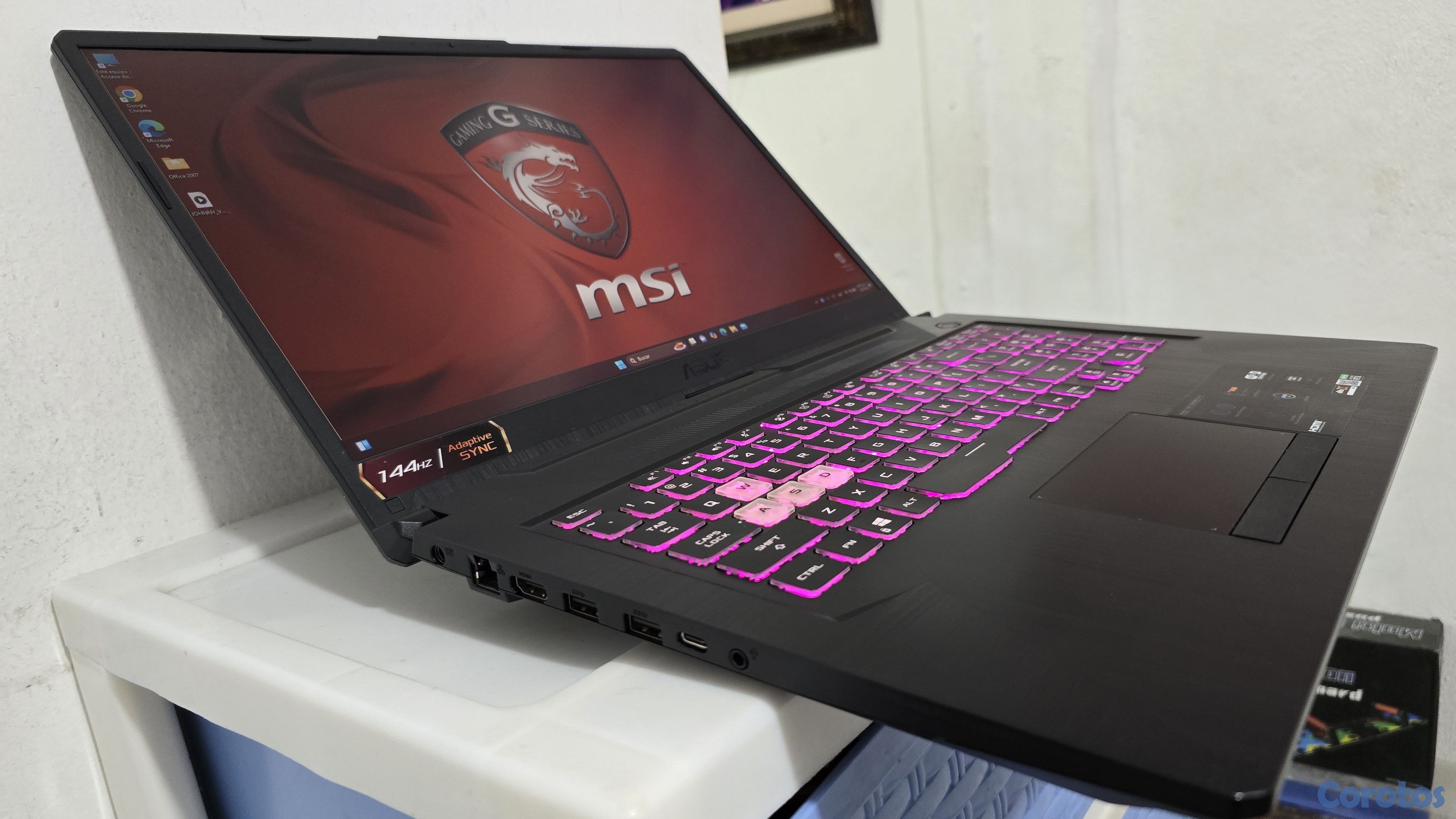 computadoras y laptops - asus Gamer 17.3 Pulg Core i5 11va Gen Ram 16gb Disco 512gb Nvidea Rtx 3050Ti 4gb 2