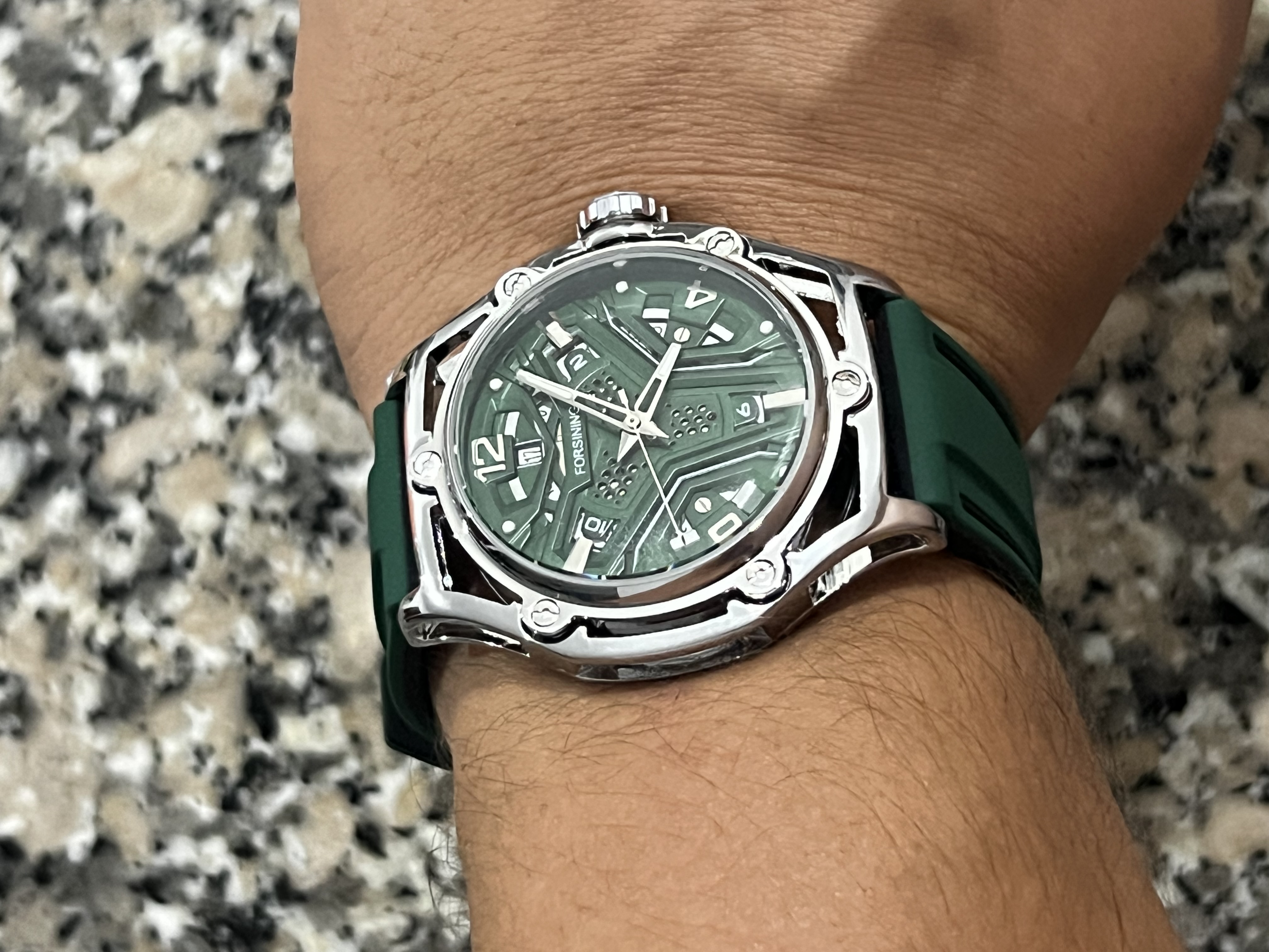 joyas, relojes y accesorios - Reloj mecánico estilo deportivo para caballero 7