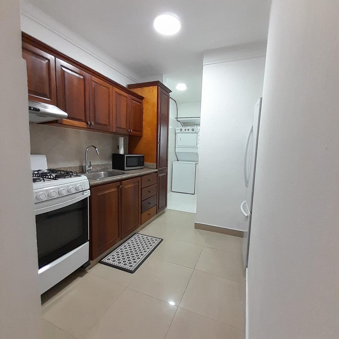 apartamentos - Se alquila apartamento amueblado con terraza en Bella Vista. 1