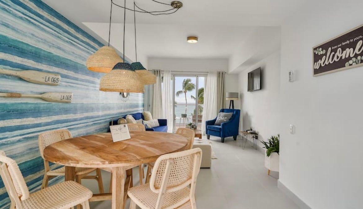casas vacacionales y villas - Apartamento en Juan Dolió primera línea de playa  8
