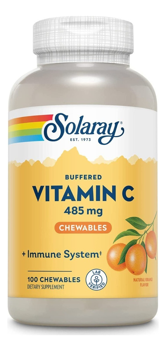 Salud y Equipamiento Médico - 100 Tabs De Vitamina C Solaray 0