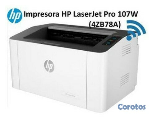 impresoras y scanners - IMPRESORA LASER  HP LASERJET INALAMBRICA  WIRELESS SOLO BLANCO Y NEGRO  