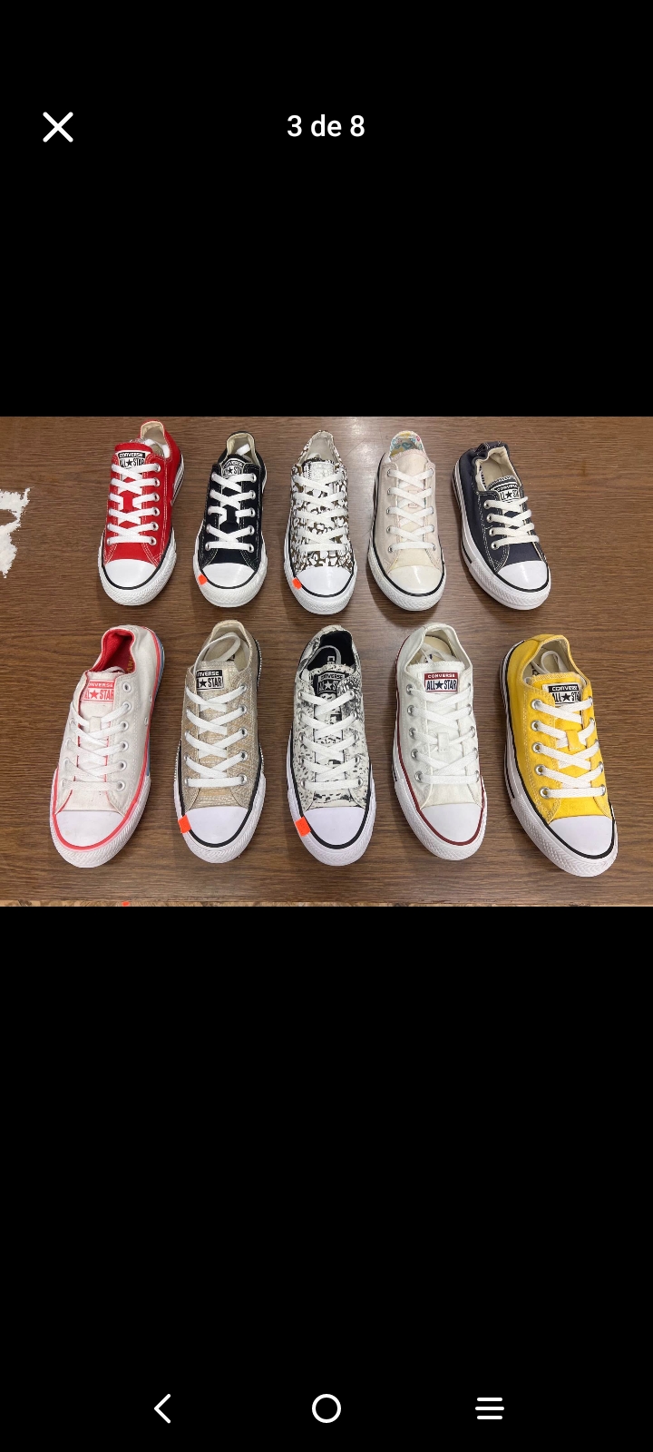 zapatos unisex - Converse todos los tamaños 4