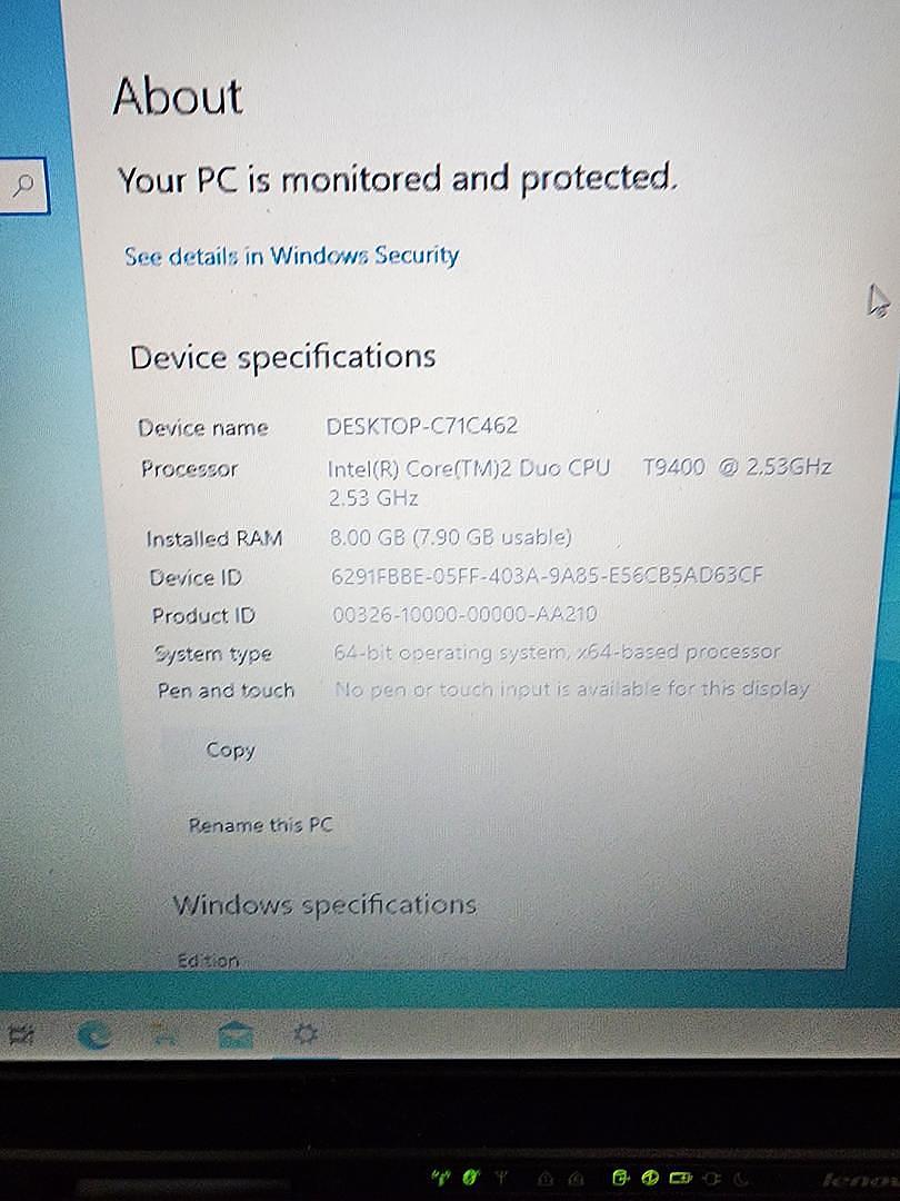 computadoras y laptops - Laptop Lenovo T500 4