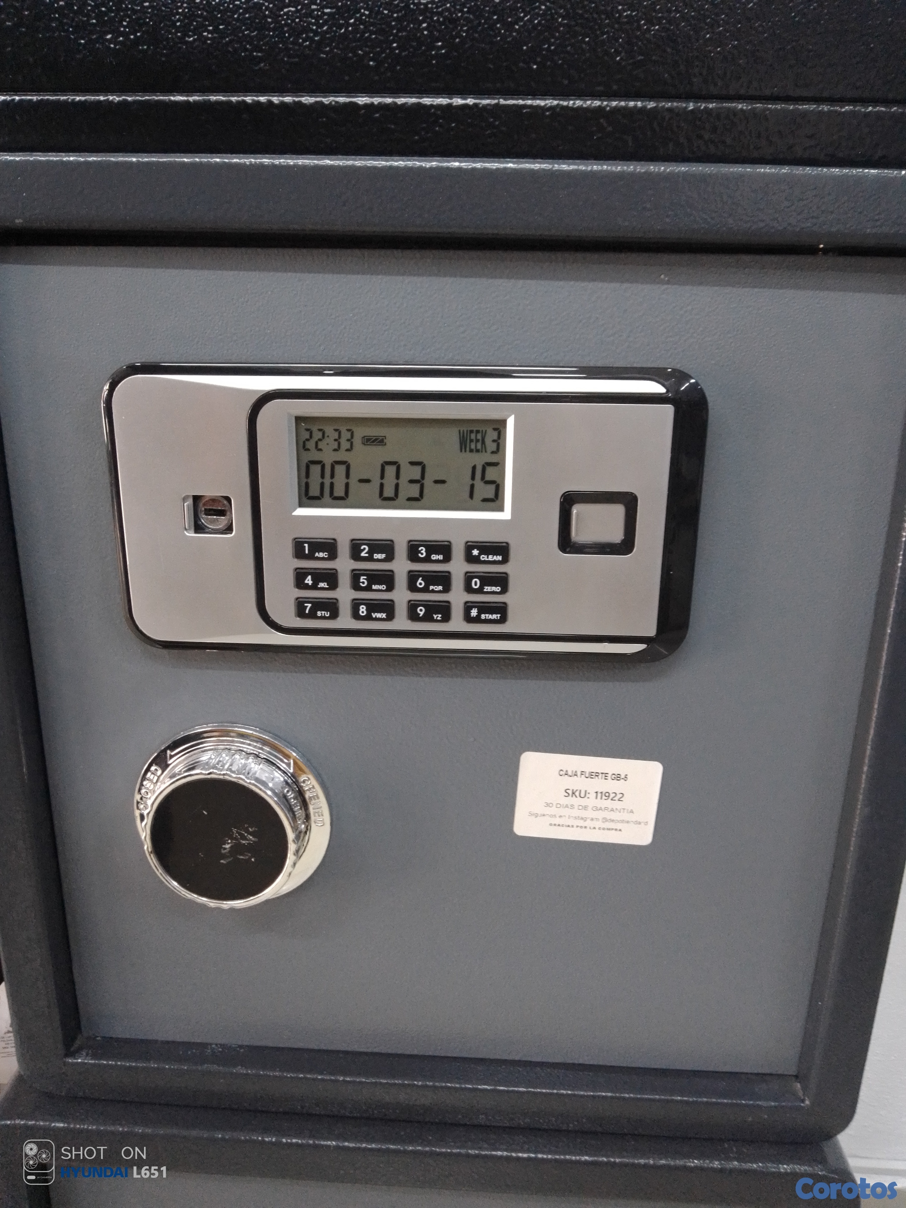 decoración y accesorios - Caja fuerte electrónica de pare gb-5 3