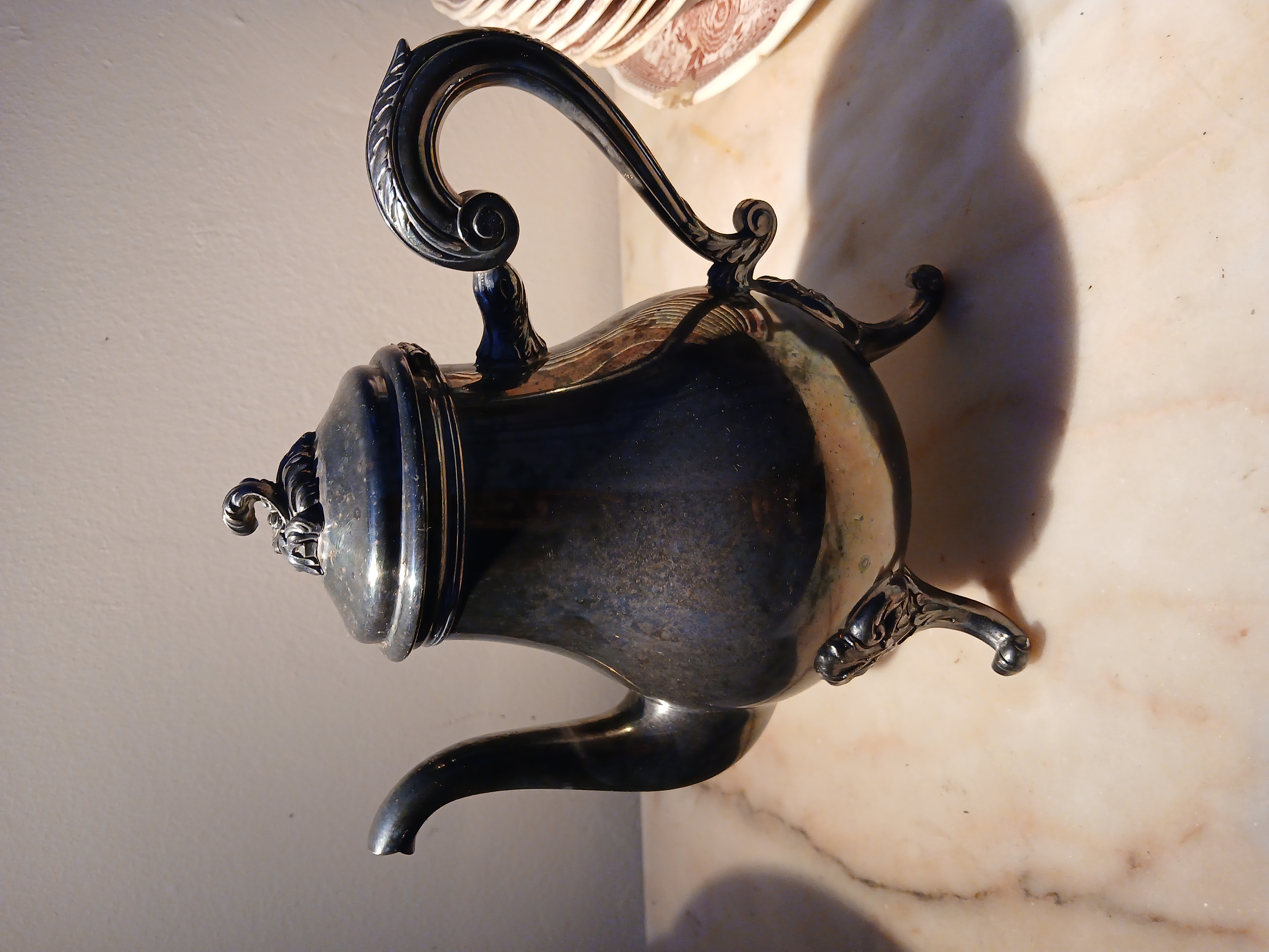 arte y antigüedades - Cafetera Plata Christofle 1