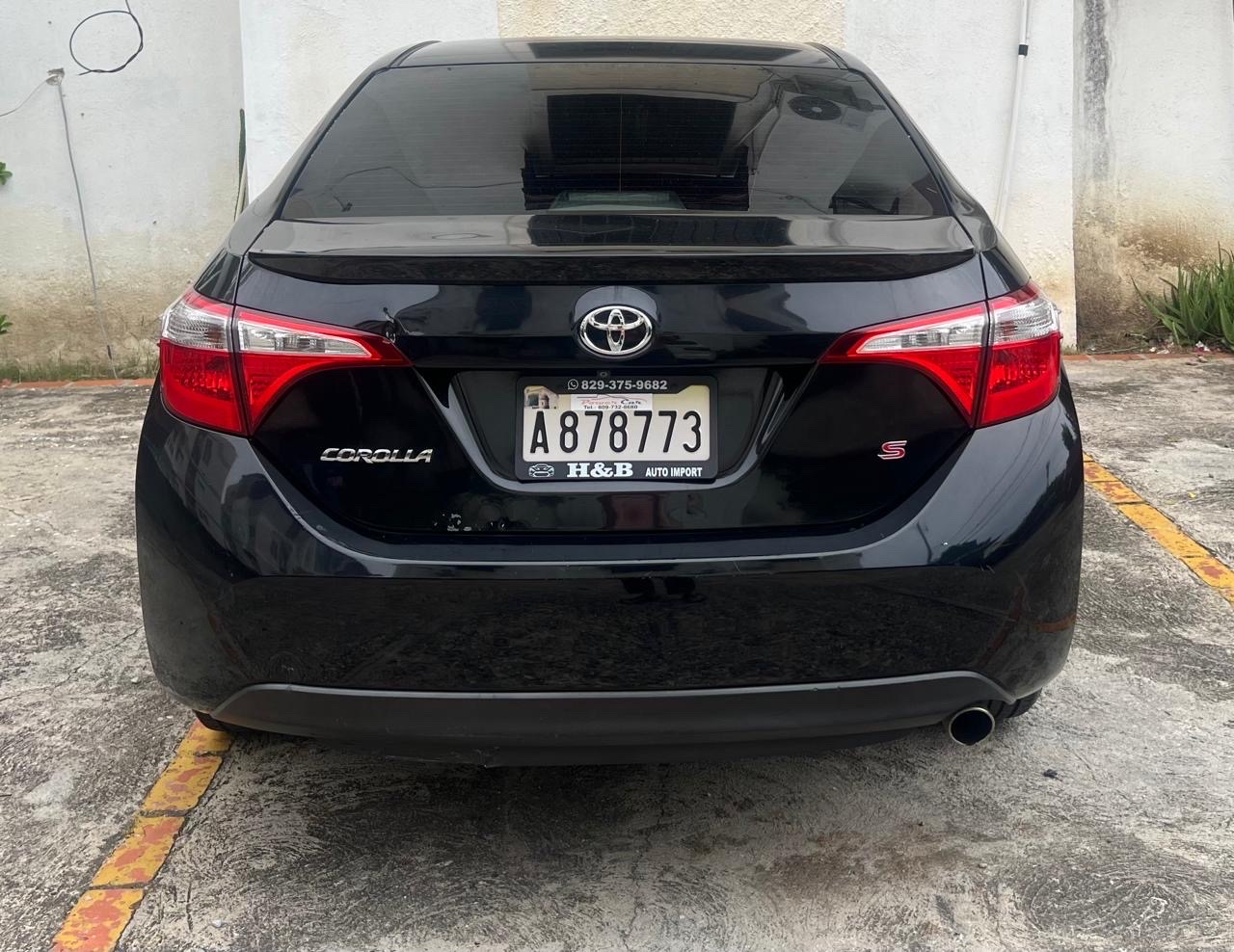 carros - Toyota corolla negro tipo S 7
