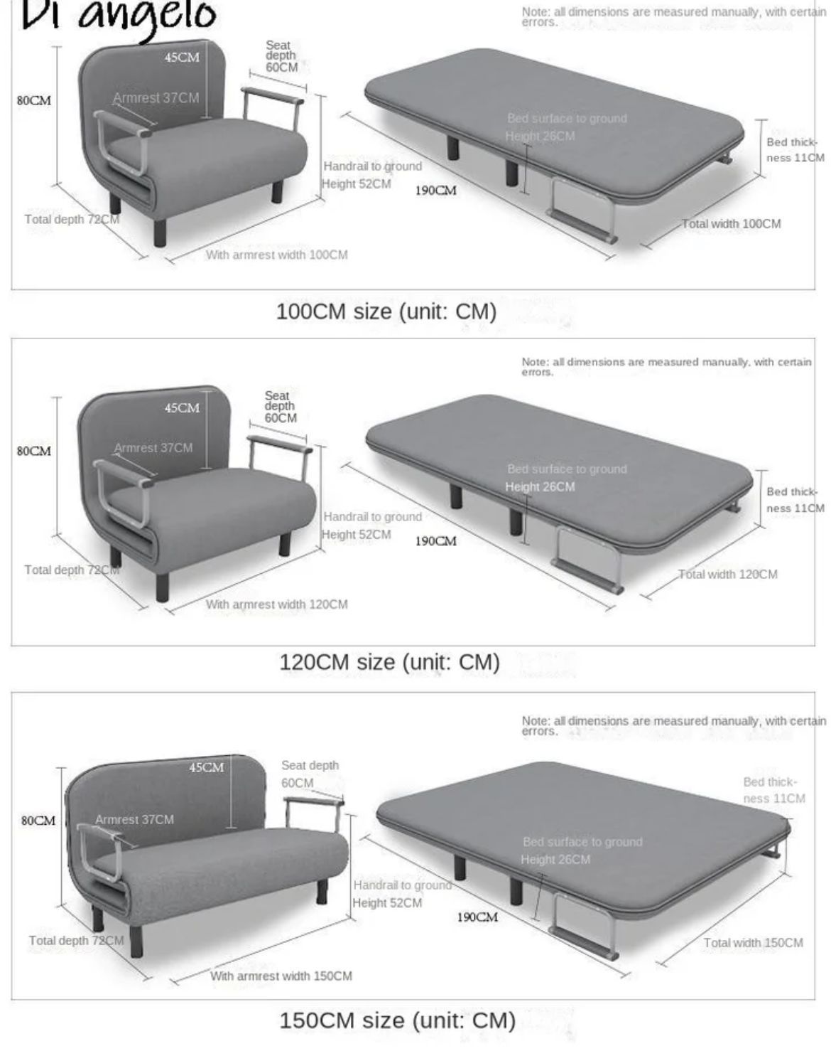 muebles y colchones - mueble sofa cama tamaño perfecto 4
