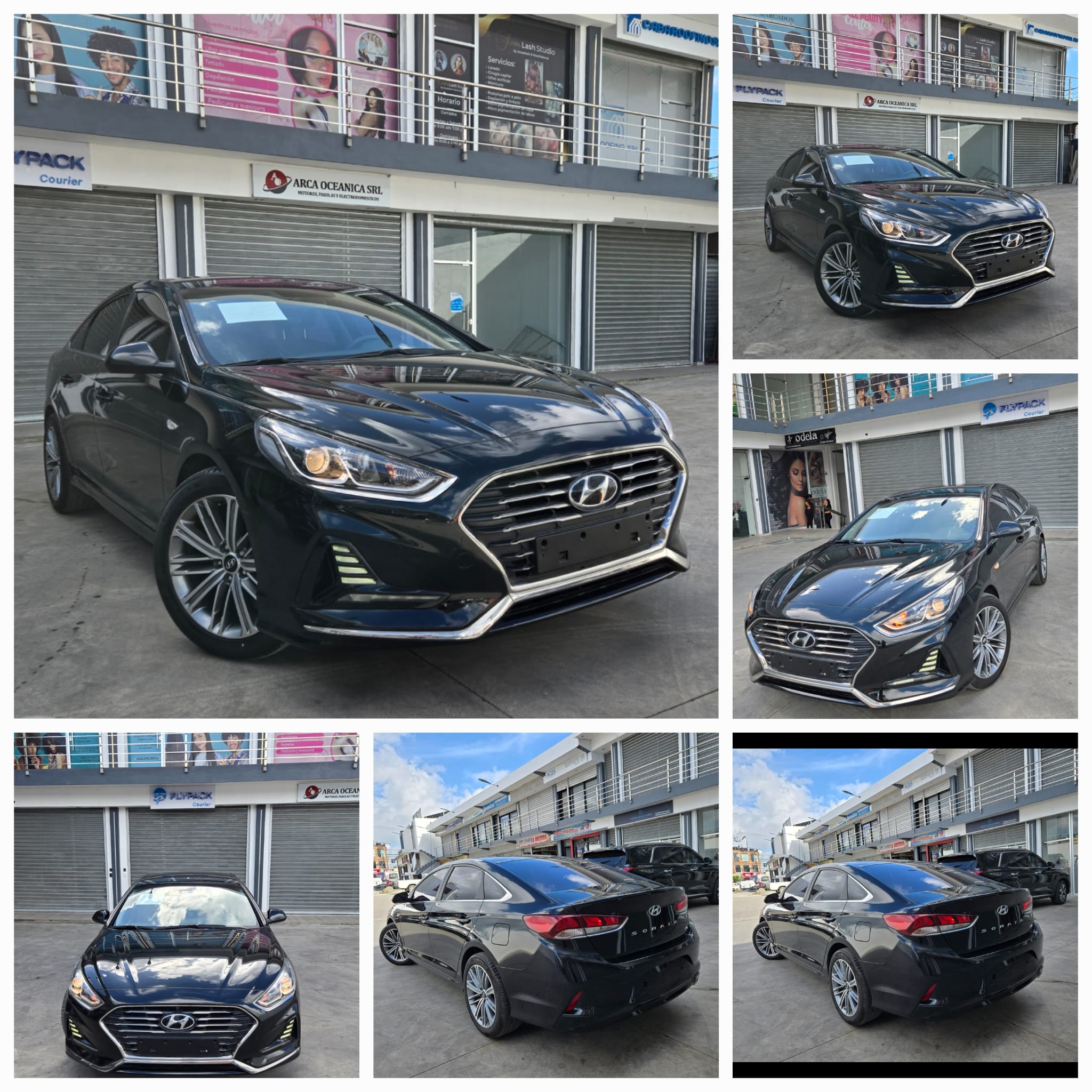 carros - HYUNDAI SONATA NEW RISE 2018 NEGRO GASOLINA 9