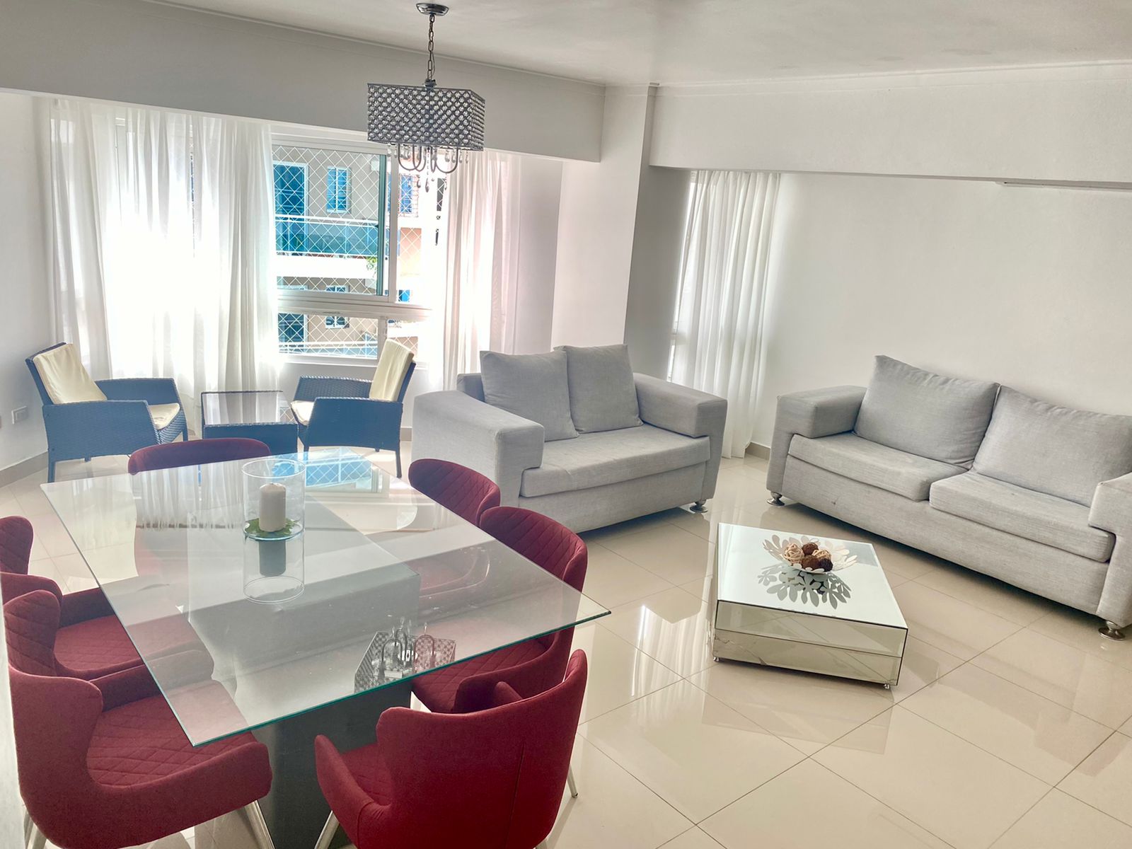 apartamentos - Apartamento amueblado-2 Habitaciones En Alquiler 0