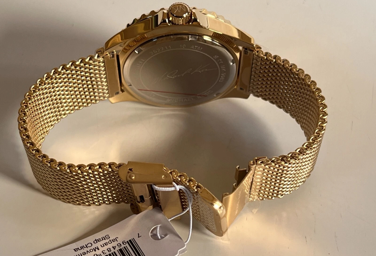 joyas, relojes y accesorios - RELOJ MICHAEL KORS DORADO HOMBRE 5