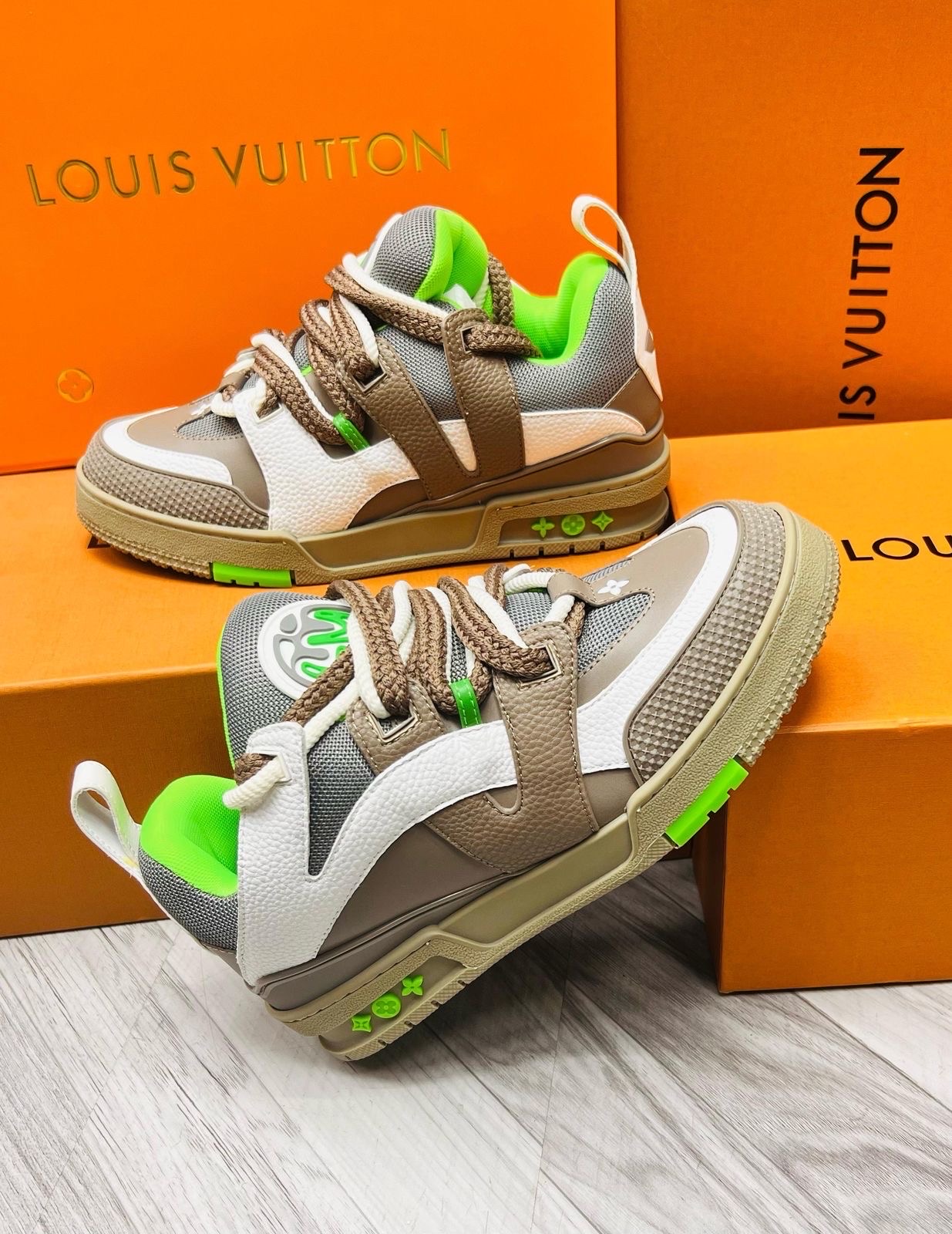 zapatos unisex - Calzado Louis Vuitton LV Blanco White Tenis Teni Sneaker Sneakers 2K25 🐔 6