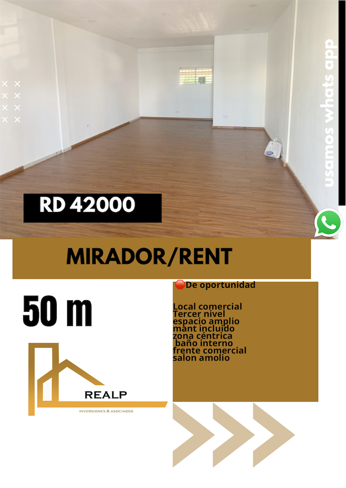 oficinas y locales comerciales - Local en el mirador  50 metros  0