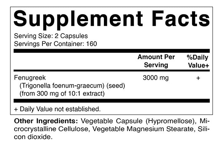 Salud y Equipamiento Médico - Fenogreco 3000mg - Vitamatic 1