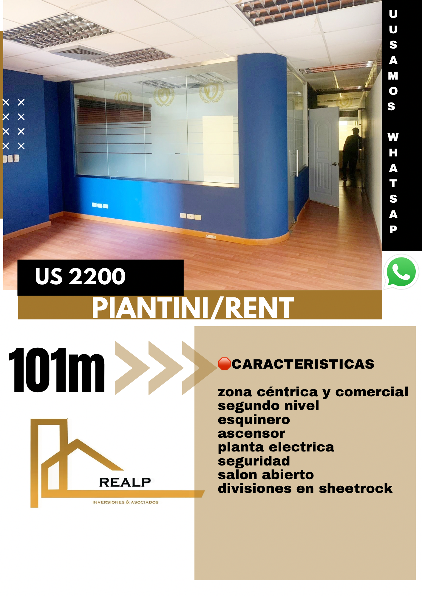 oficinas y locales comerciales - Local céntrico en Piantini