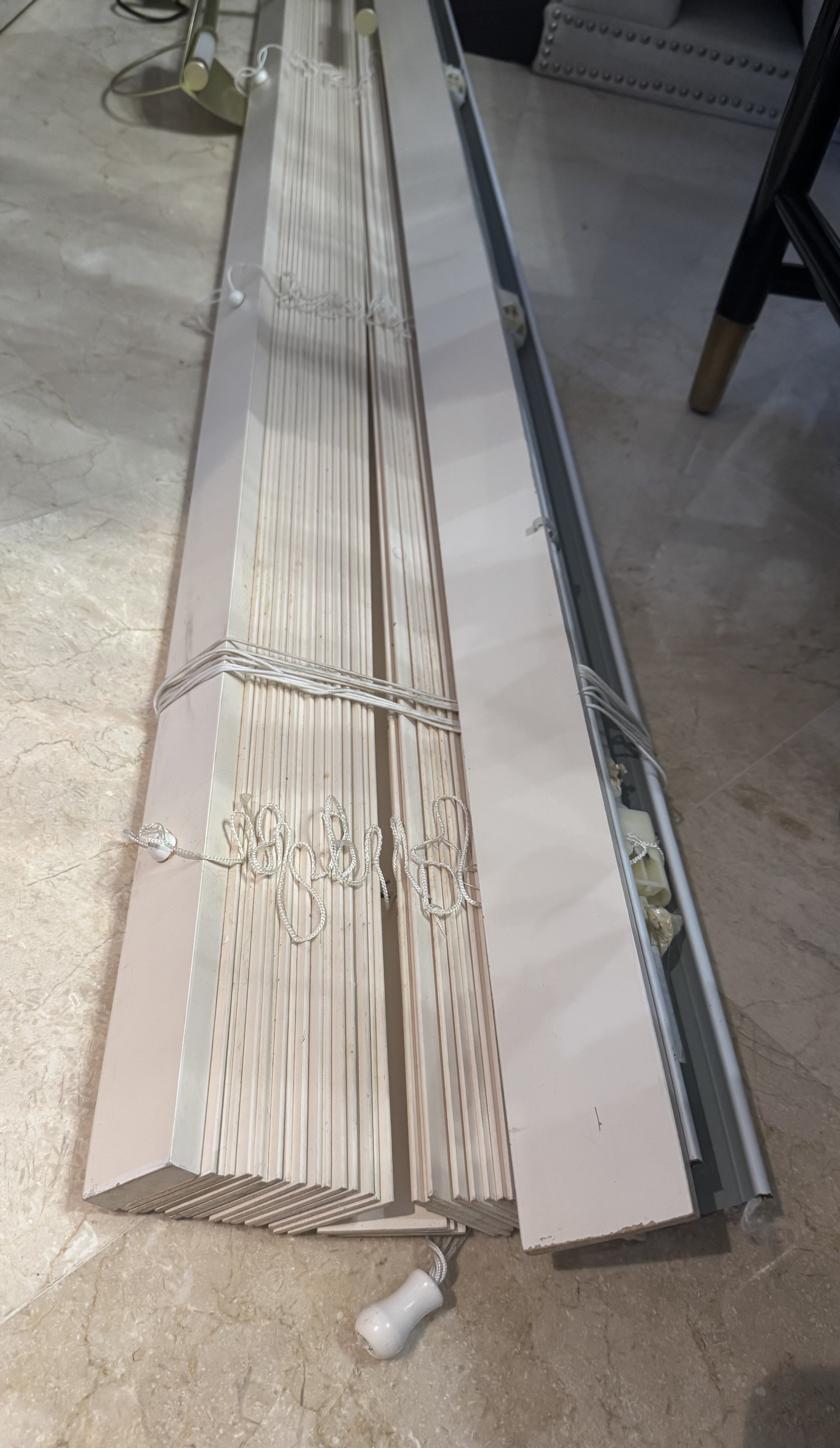 decoración y accesorios - Cortina veneciana crema 1