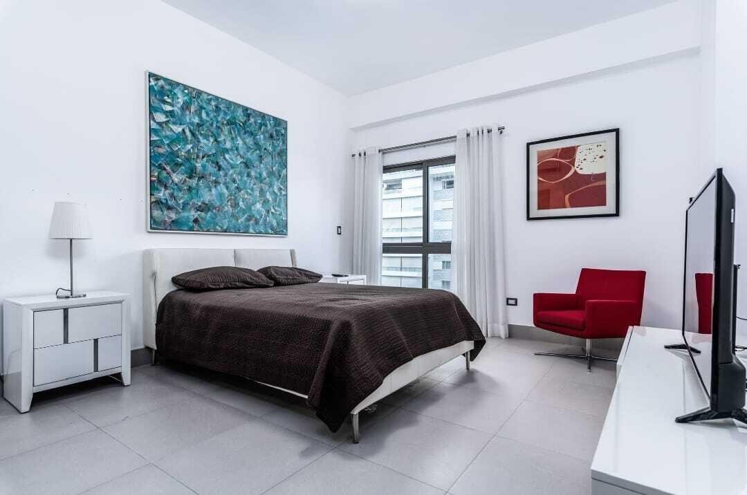 apartamentos - Apartamento de Dos habitaciones en alquiler, totalmente equipado Piantini 9