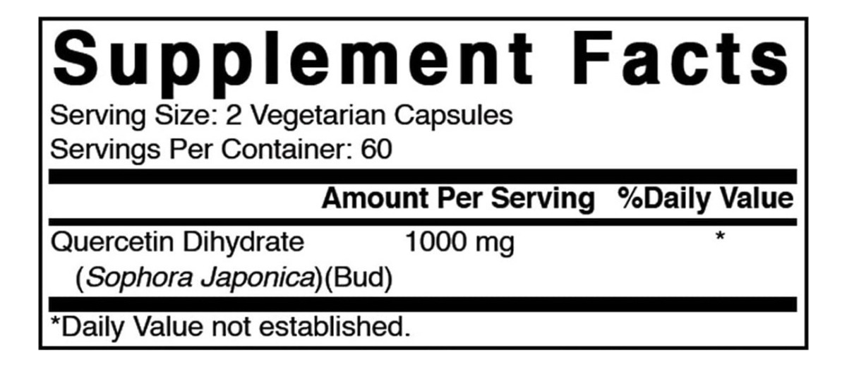 Salud y Equipamiento Médico - Best Naturals Quercetina 1000mg - - Unidad A $1766 1