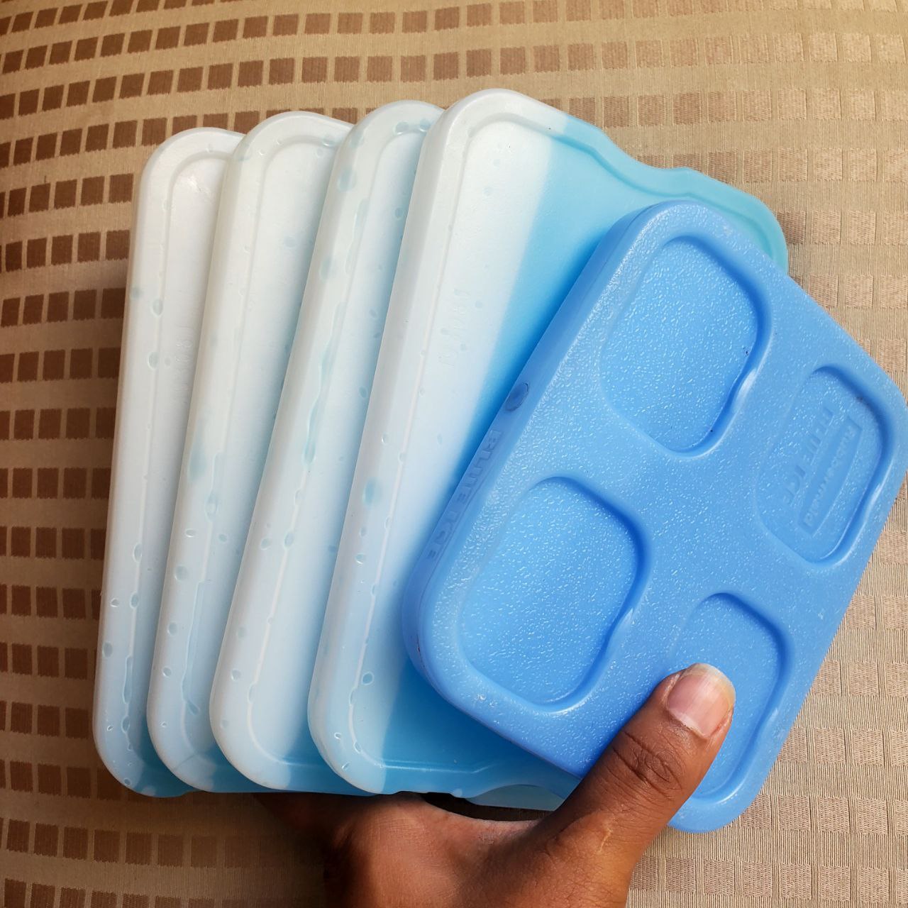 cocina - 4 Bolsa de hielo reutilizable +1 Extra. Lonchera 9
