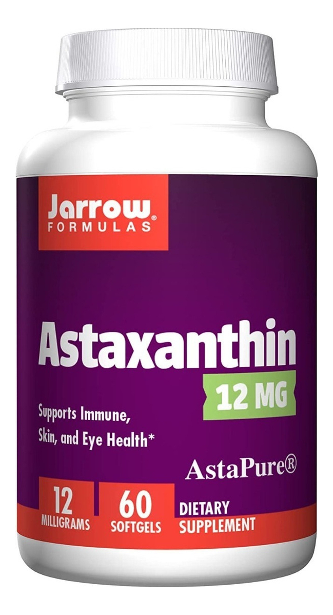 Salud y Equipamiento Médico - Astaxantina 12mg 60caps Jarrow - U - Unidad A $4732