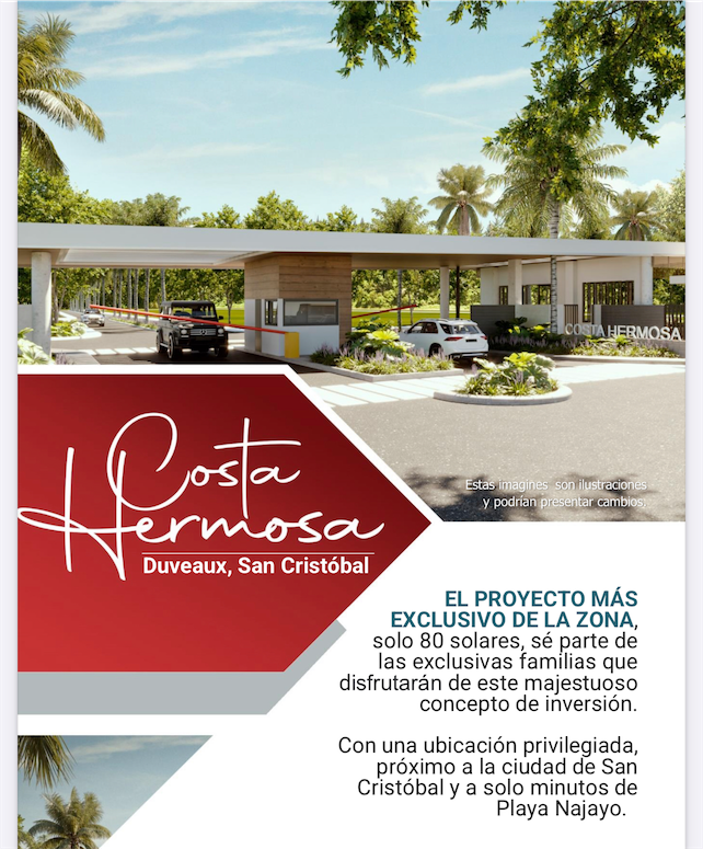 solares y terrenos - Venta de solares en san Cristobal a 5 minutos de la playa complejo vacacional 5