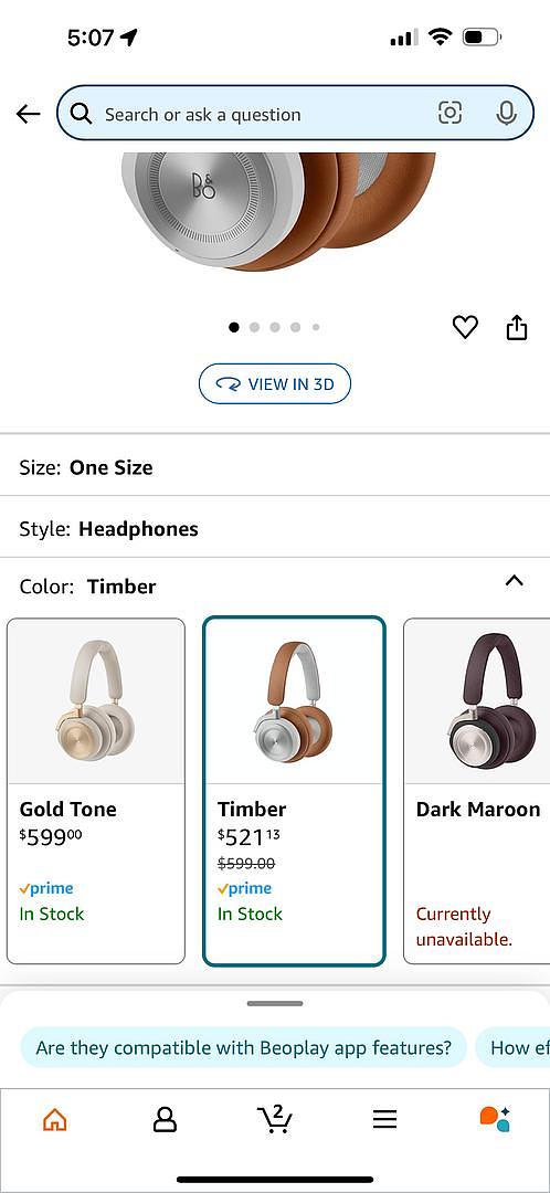 camaras y audio - Audifonos Bluetooth Bang & Olufsen 3