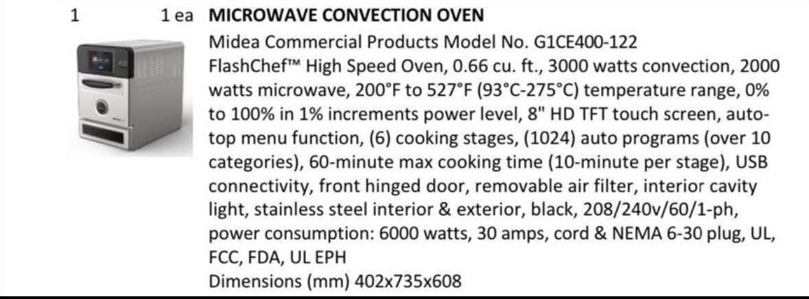 electrodomesticos - HORNO Y MICROONDAS MIDEA  3