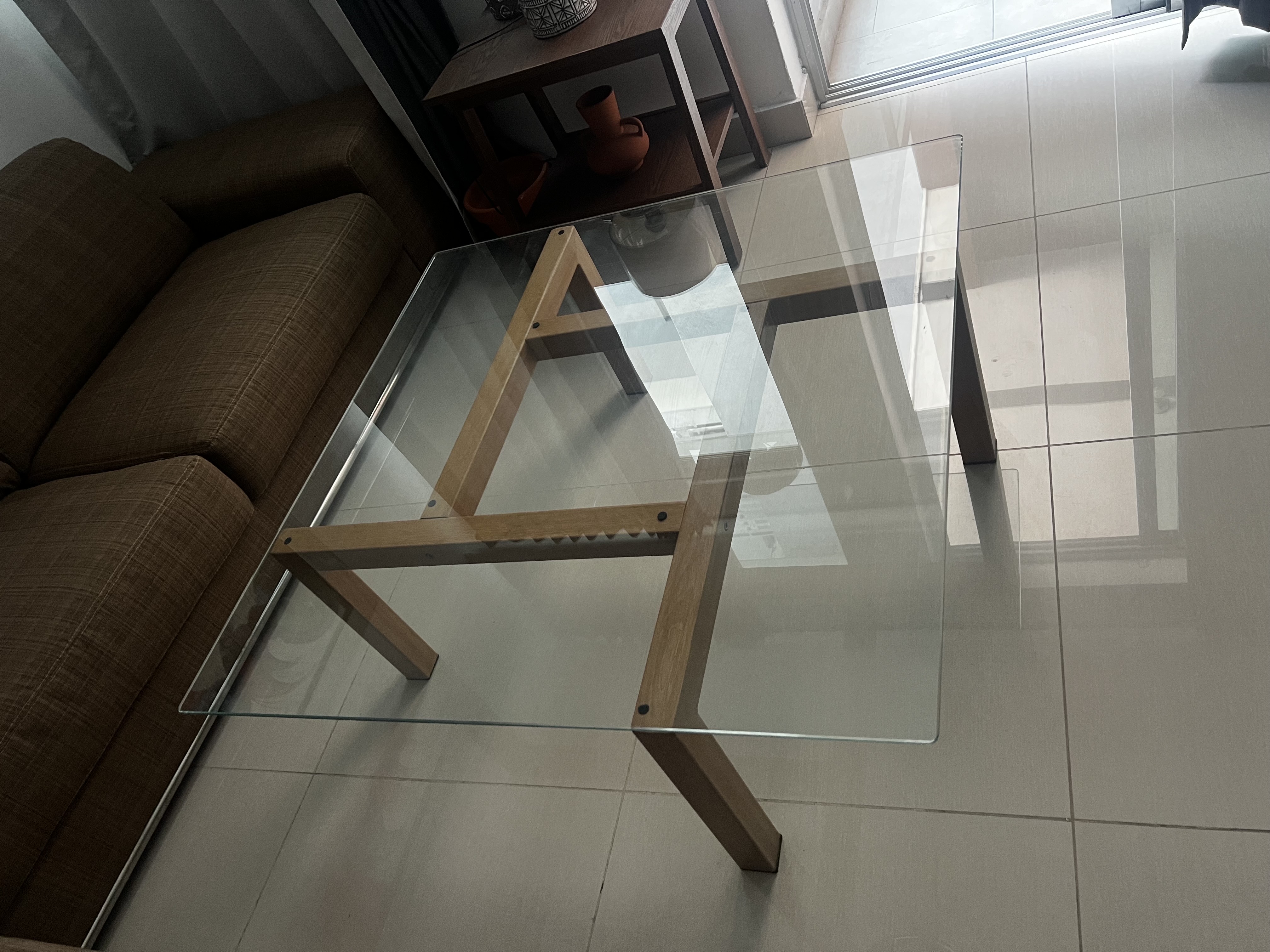 muebles y colchones - aluminios/cristal  1