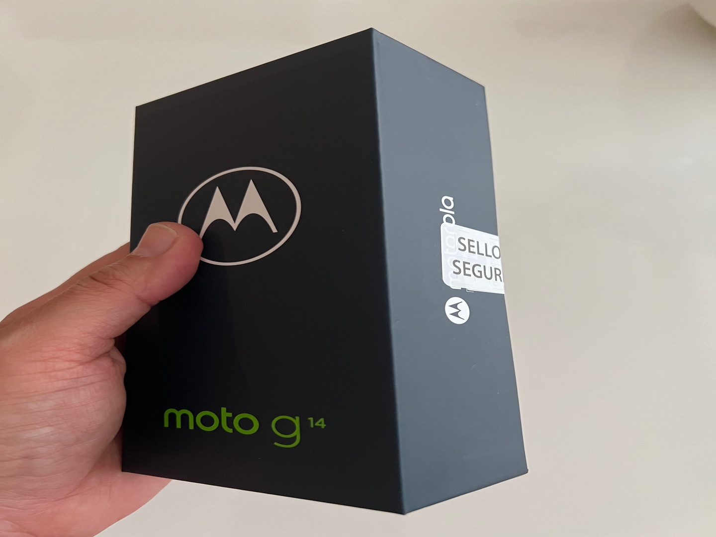 celulares y tabletas - Smartphone Motorola moto g14 steel gray 128 GB nuevo sellado 7