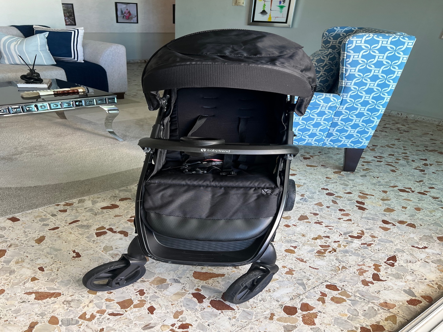 coches y sillas - Coche Baby Trend como nuevo oferta 8,000, Corral proteccion, área de juego 7,600 0