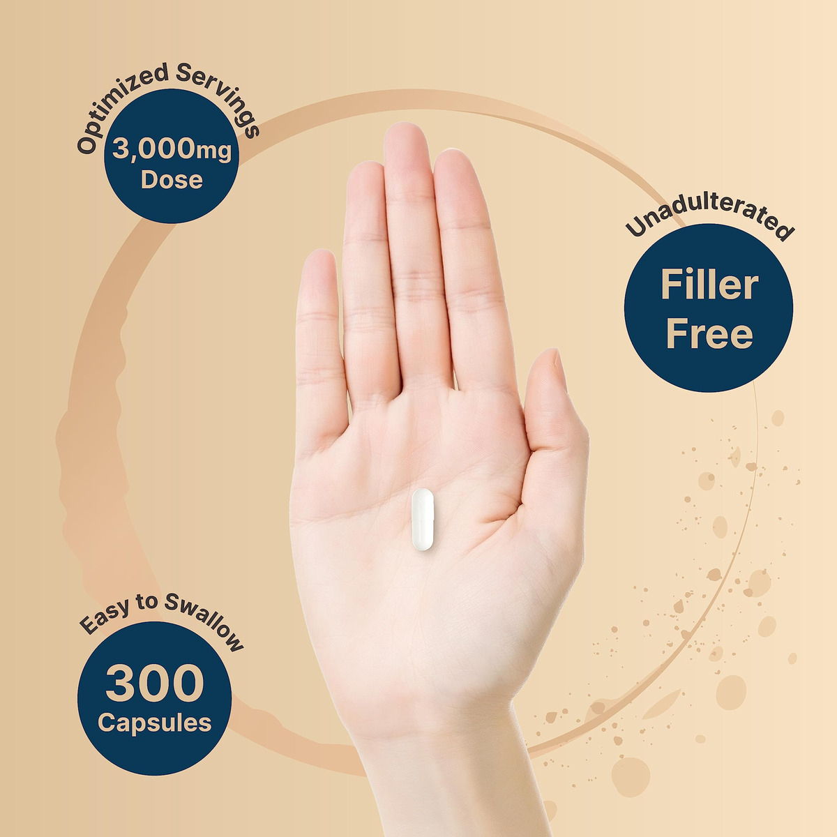 Salud y Equipamiento Médico - Creatina Monohidrato 2500mg Capsulas, 300 Count 4