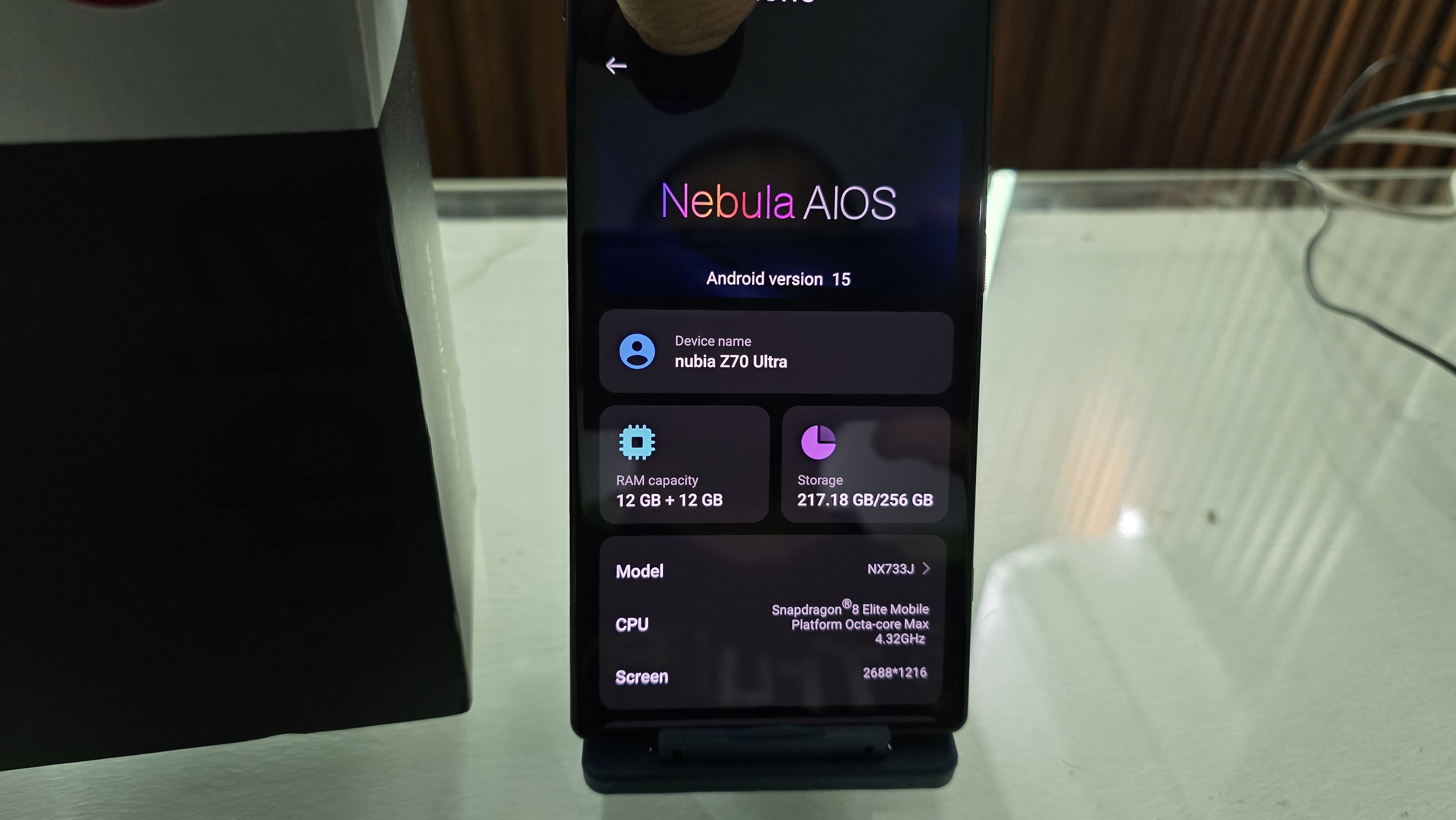 celulares y tabletas - Nubia Z70 Ultra 256GB 24GB Ram en su caja completo 1