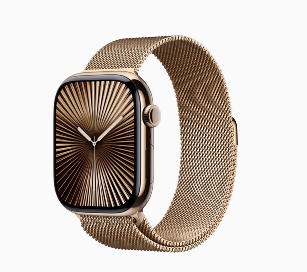 otros electronicos - Apple Watch serie 10 42mm acero inoxidable LTE CLEAN con correa milanesa 5