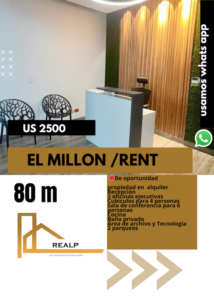 oficinas y locales comerciales - Local amueblado en el millon 0