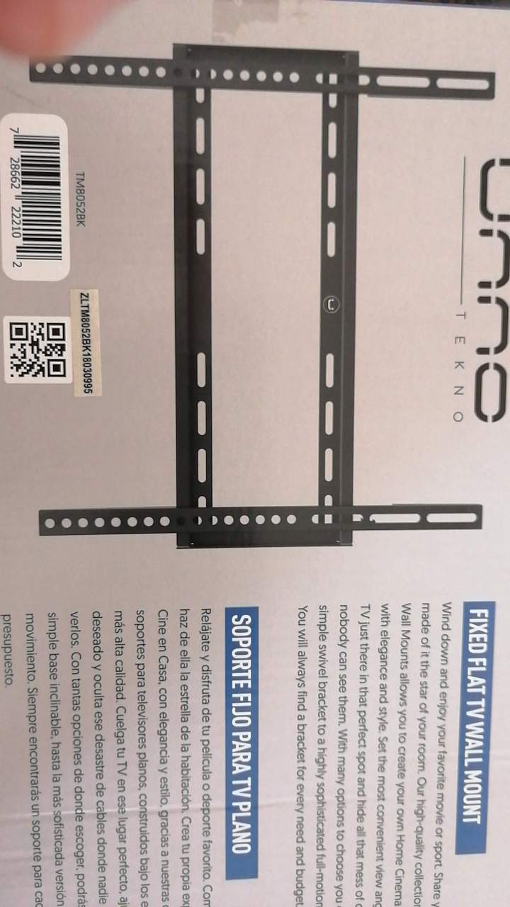 accesorios para electronica - Soporte Fijo para TV plano