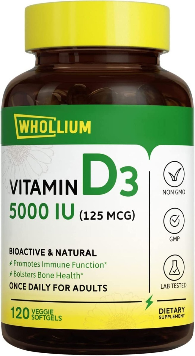 Salud y Equipamiento Médico - Vitamina D3 5000 Iu Whollium