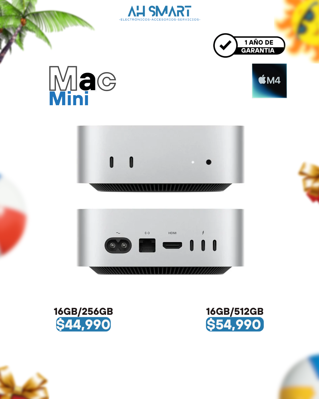 computadoras y laptops - Mac Mini M4 256GB 512GB 16GB Sellados Nuevos 0