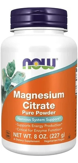 Salud y Equipamiento Médico - Citrato De Magnesio 227g Now 0