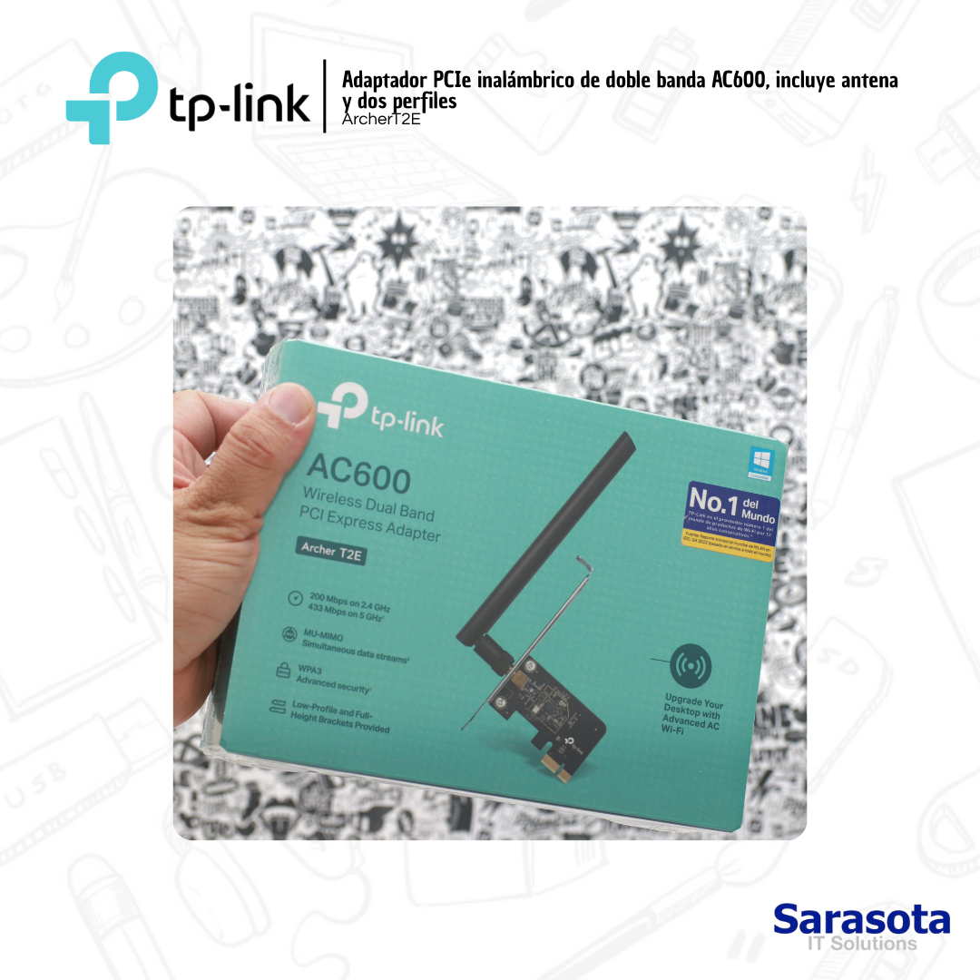 accesorios para electronica -  TP-Link Archer T2E Tarjeta de Red 5G 1