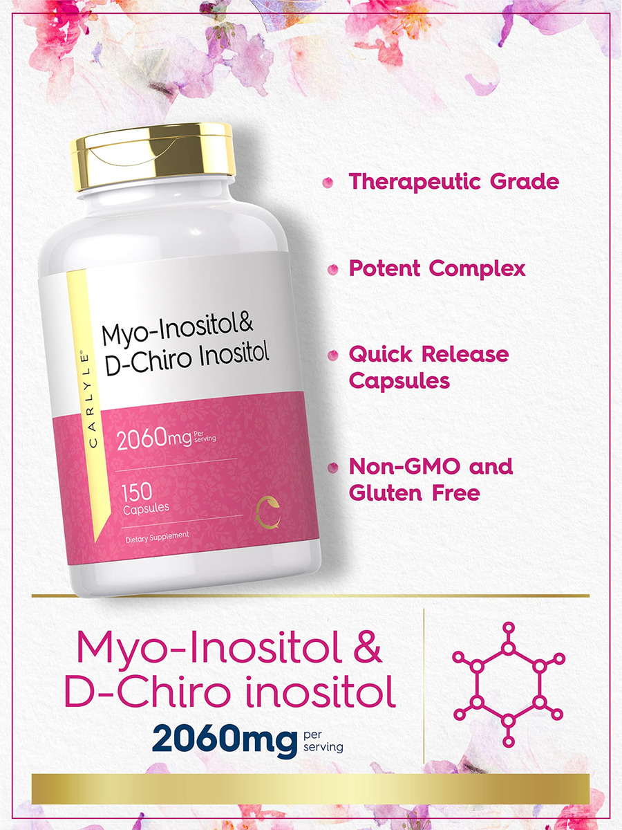 Salud y Equipamiento Médico - Myo-inositol Y D-chiro Inositol De Carlyle 2