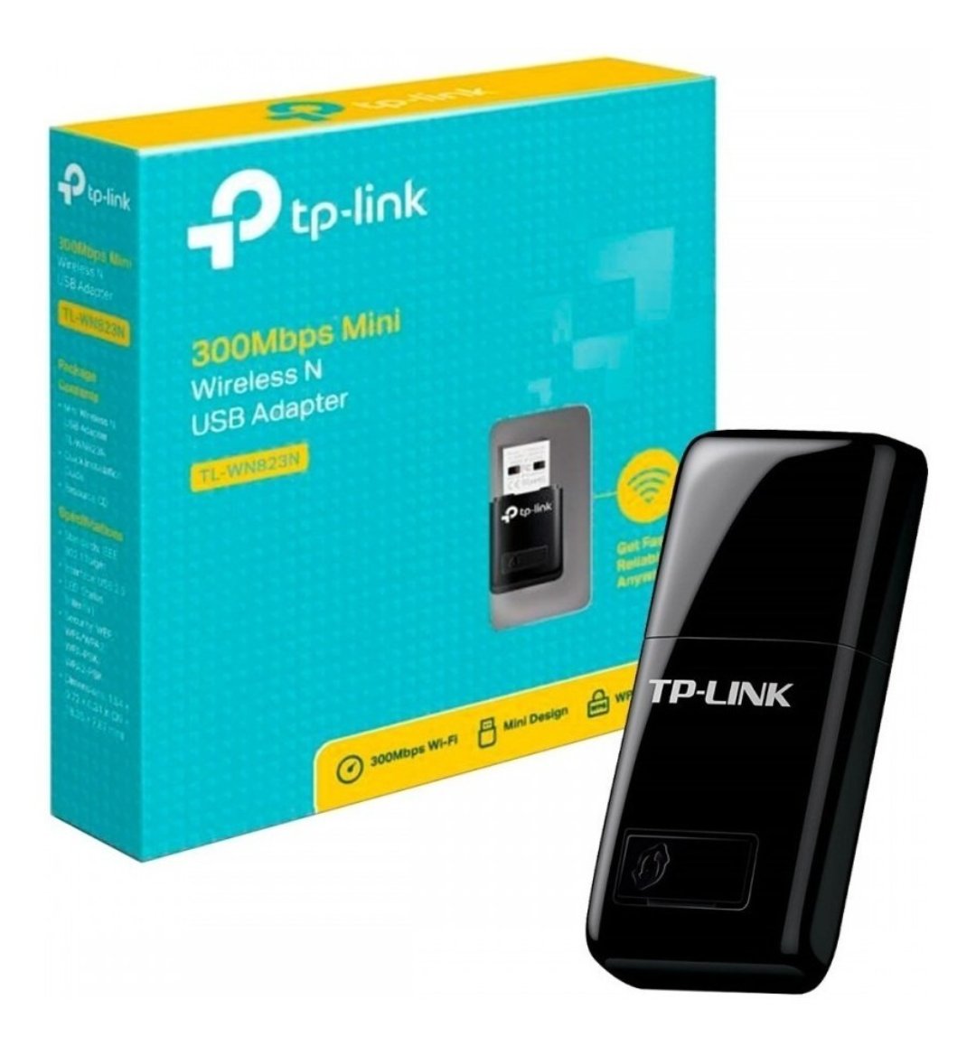computadoras y laptops - ADAPTADOR DE RED USB WIFI TP-LINK TL-WN823N, 2.4GHZ/300MBPS, 802.11B/G/N, WPS. 0